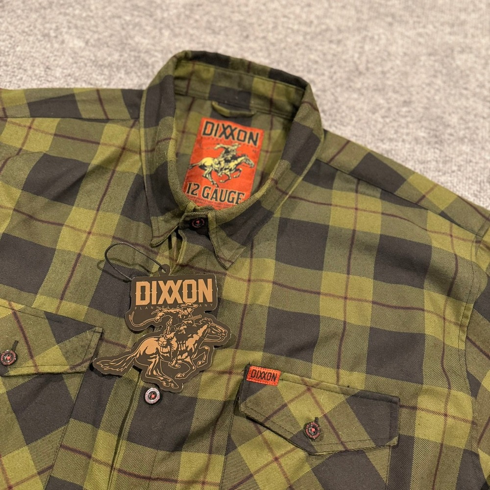 Dixxon Flannel Co 12 Gauge Plaid Button Down Long Sleeve Shirt Mens 4X